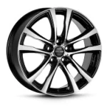 ADVANTI CW 8x18 ET35 (63.3) 5x100 DECIMUS BLACK POLISH