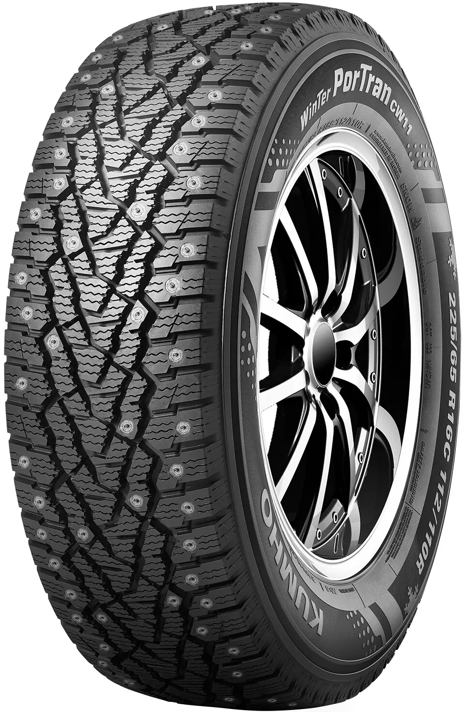 c757a7499322_kHBvfNd Kumho 225/65R16C 112/110R PorTran CW11 - Image 1