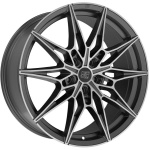 MSW 75 9x20 5x120 ET30 CB73.1 Matt Gun Metal Full Polished (Mgmfp)