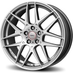 Momo Competizione 7.5x17 5x108 ET45 CB72.3 Titan-Silver Polished