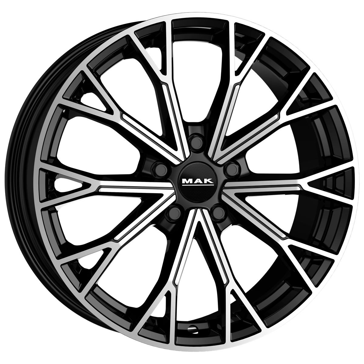 latakko-10250-35 MAK Asphalt 8.5x20 5x112 ET32 CB66.6 Black Mirror - Image 1