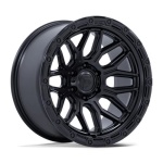Fuel Fc881 Surge 9x20 6x139.7 ET20 CB106.1 Matte Black W/ Gloss Black Lip