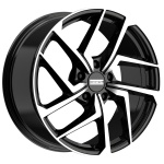 Fondmetal Taara 9x20 5x112 ET20 CB66.6 Glossy Black Machined