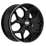 Fondmetal Taranis 8.5x20 5x112 ET40 CB66.6 Matt Black Machined Lip