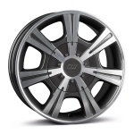 Borbet CH 7.5x17 5x118 ET45 CB71.1 mistral anthracite glossy polished