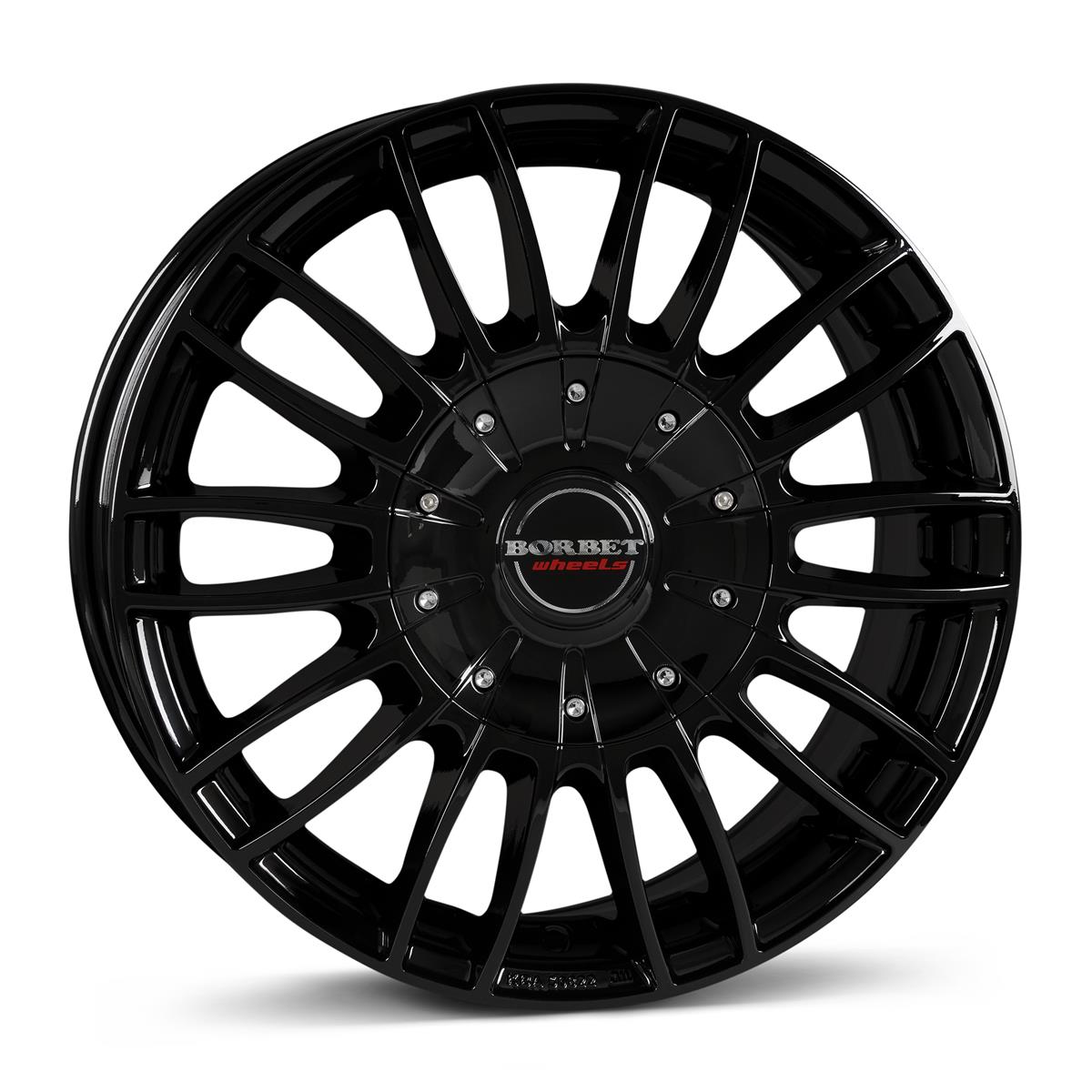 latakko-10713-140 Borbet CW3 8.5x19 5x112 ET55 CB57.1 black glossy - Image 1