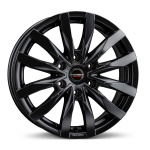 Borbet CW6 6.5x17 6x120 ET50 CB74.5 Black matt
