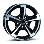 Borbet CWT 6x15 5x112 ET30 CB66.6 black polished glossy