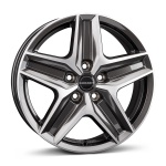 Borbet CWZ 7.5x18 5x118 ET53 CB71.1 mistral anthracite glossy polished