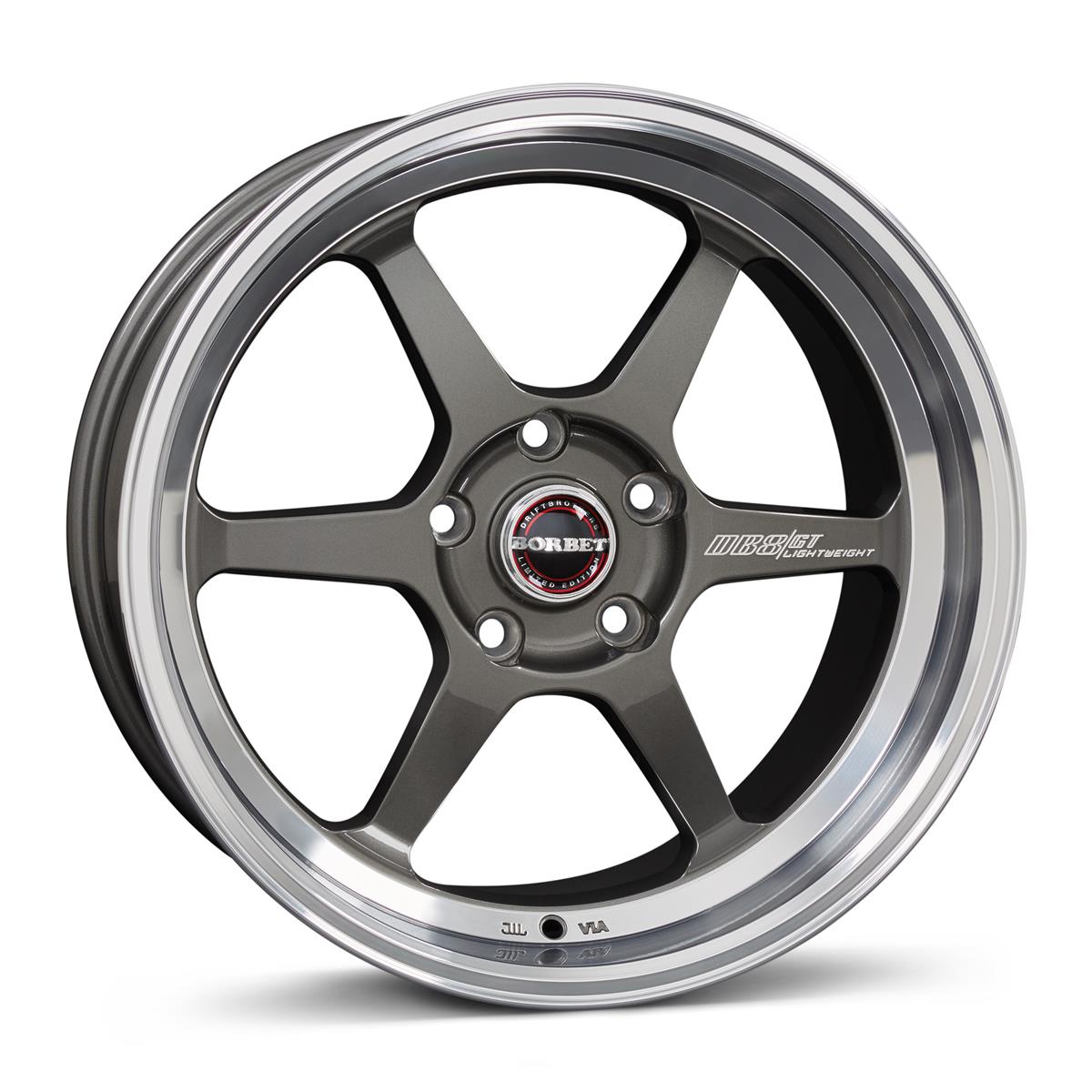 latakko-10748 Borbet DB8GT 8.5x18 5x114.3 ET20 CB72.6 graphite rim polished - Image 1