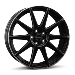 Borbet GTX 8x19 5x112 ET50 CB66.6 black matt rim silver
