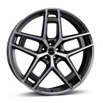 Borbet TF 10.5x24 5x120 ET34 CB72.6 graphite polished glossy