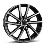 Borbet V 7x19 5x114.3 ET45 CB67.1 black polished glossy