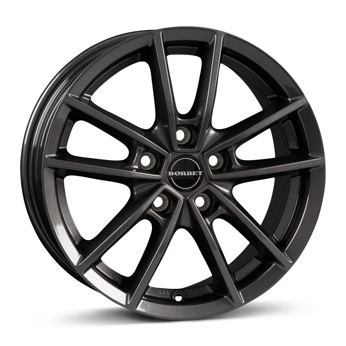 latakko-10823-43 Borbet W 8x20 5x112 ET41 CB57.1 mistral anthracite glossy - Image 1