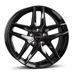 Borbet Z 8x19 5x112 ET43 CB66.6 black glossy