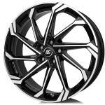RC Design RC36 7.5x20 5x114.3 ET35 CB60.1 Schwarz Glanz Voll-Poliert (SGVP)