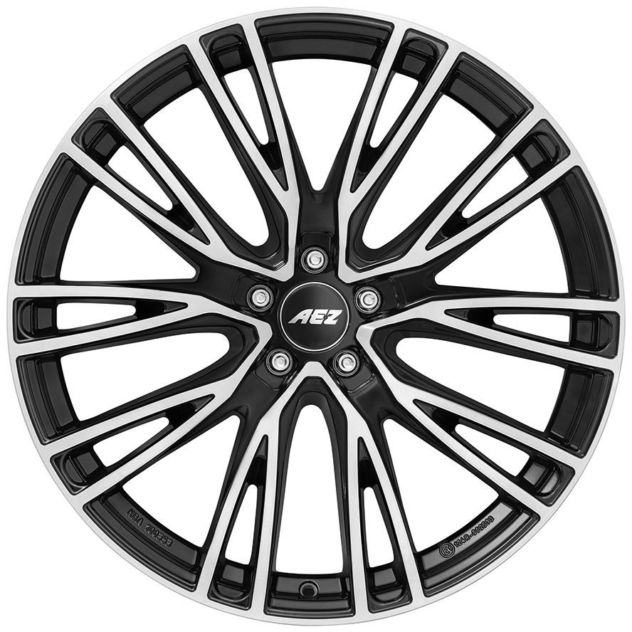 latakko-10993-34 AEZ Seattle dark 9.5x20 5x120 ET39 CB63.4 Black/polished - Image 1
