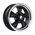 Classic TT01 7x15 5x130 ET23 CB71.6 Matt Black Machined Lip