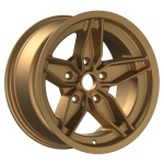 Classic STR16 9x16 5x130 ET0 CB71.6 Matt Gold