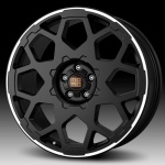 Momo HEAVY DUTY Matt Black Polished 8.5x20 5x112 ET45 CB72.3