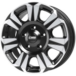 CMS C31 6.5x17 5x130 ET60 CB89.1 Diamond Black Gloss