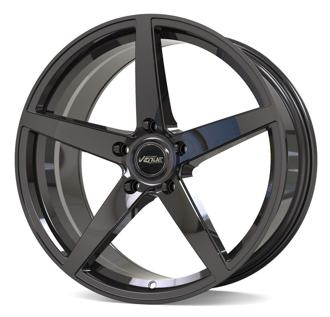 latakko-11173-2 Venue Evo5 8.5x18 5x114 ET35 CB73.1 Gloss Black - Image 1