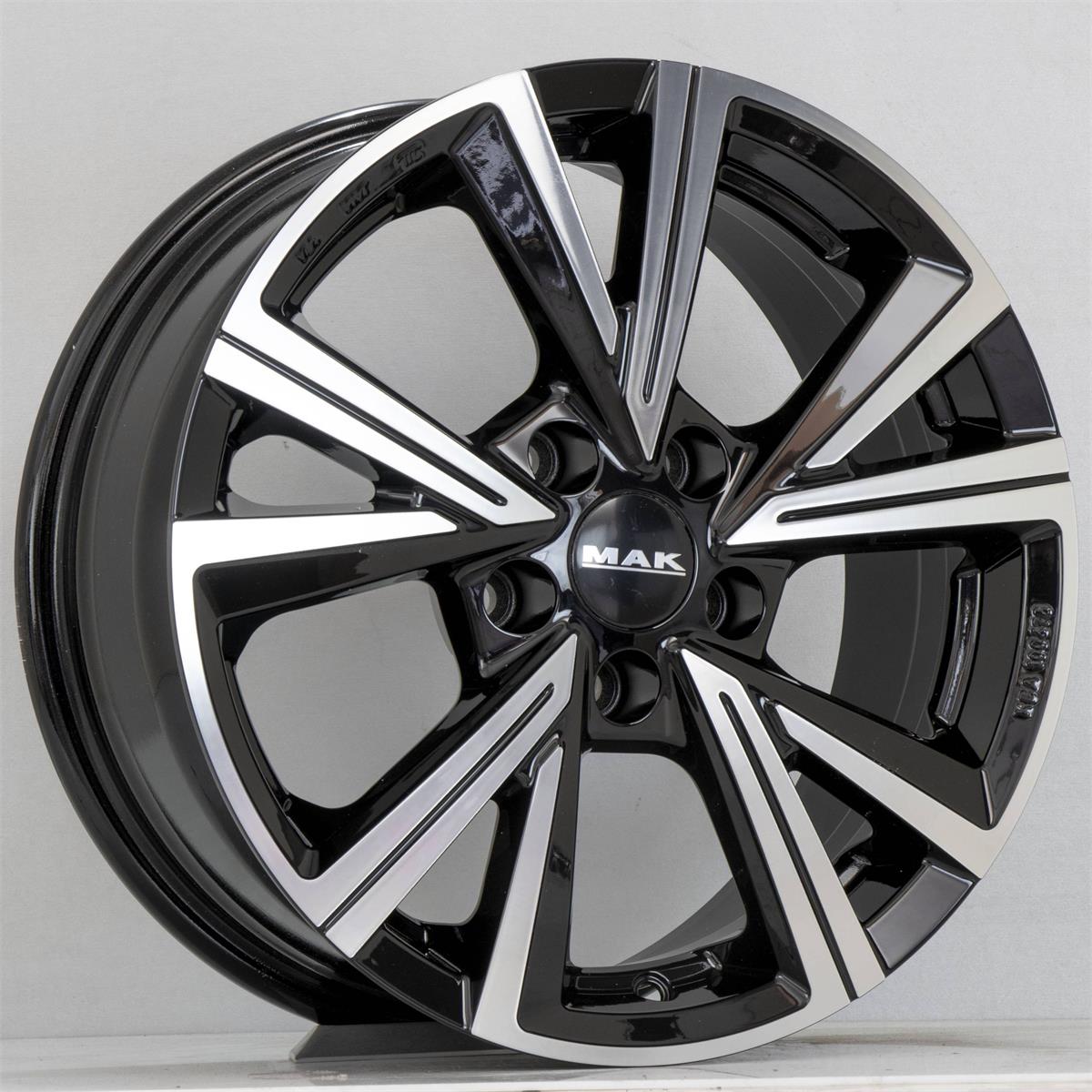 latakko-11192-19 MAK Qvarz 6.5x16 5x112 ET46 CB57.1 Black Mirror - Image 1
