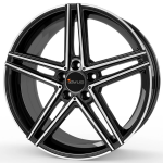 Avus AC-515 8.5x18 5x112 ET45 CB66.6 Black Polished