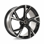 Avus AF20 8x18 5x112 ET28 CB66.6 Black Polished