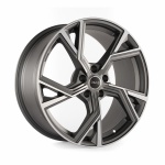 Avus AF20 8x18 5x112 ET28 CB66.6 Matt Antharcite Polished