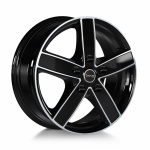 Avus AC-V51 7x17 5x114.3 ET45 CB66.1 Black Polished