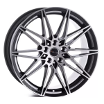 Avus AC-MB5 9.5x20 5x120 ET45 CB72.6 Black Polished