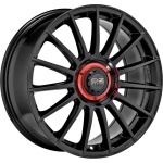 OZ Racing Superturismo Evoluzione 8.5x20 5x112 ET30 CB79 Gloss Black + Red Lettering