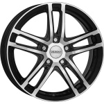 Dezent TZ dark 6x15 5x112 ET43 CB57.1 Black/polished