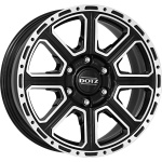 Dotz Kalahari dark 8x18 6x139.7 ET30 CB93.1 Black/polished