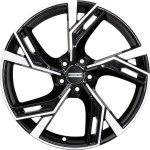 Fondmetal Atena 8x19 5x112 ET49 CB57.1 Glossy Black Machined