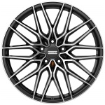 Fondmetal Cratos 10x22 5x130 ET65 CB71.6 Glossy Black Machined