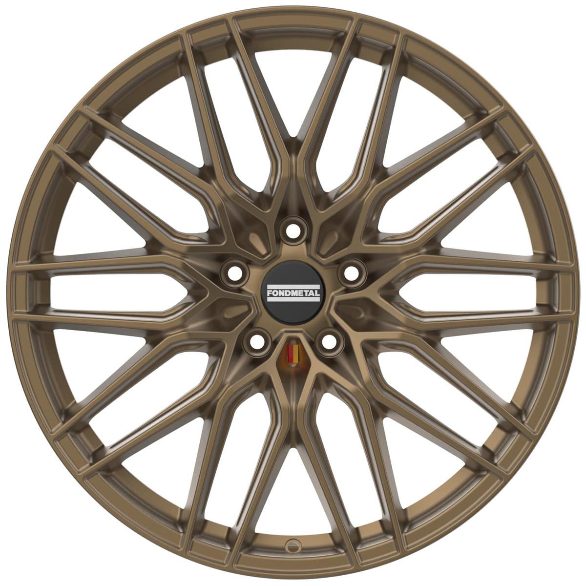 latakko-3888-2 Fondmetal Cratos 10x22 5x130 ET36 CB84.1 Braun Matt - Image 1