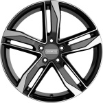 Fondmetal Hexis 8x18 5x112 ET29 CB66.6 Glossy Black Machined