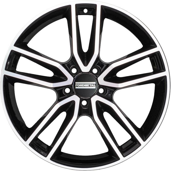 latakko-3899-10 Fondmetal Koros 8x18 5x112 ET38 CB66.6 Glossy Black Machined - Image 1