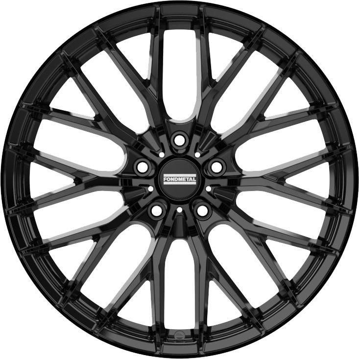 latakko-3901-19 Fondmetal Makhai 9x21 5x112 ET25 CB66.6 Glossy Black - Image 1