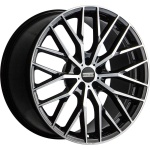 Fondmetal Makhai 10x21 5x112 ET19 CB66.6 Glossy Black Machined