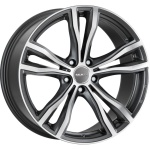 MAK X-Mode 9x19 5x120 ET37 CB74.1 Gun Met-Mirror Face