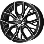 Momo Massimo 8x18 5x112 ET40 CB79.5 Matt Black Polished