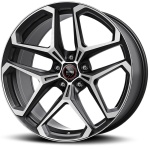 Momo RF-04 9x20 5x112 ET26 CB66.6 Matt Black Polished