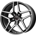 Momo RF-06 9x20 5x130 ET50 CB71.6 Matt Black Polished