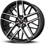 Momo RFX-01 9x21 5x112 ET42 CB66.6 Matt Black Polished