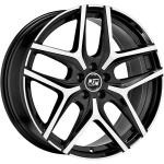 MSW 40 8.5x20 5x110 ET31 CB65.1 Gloss Black Full Polished