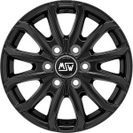 MSW 48 Van 6 Holes 6.5x16 6x130 ET62 CB84.1 Matt Black