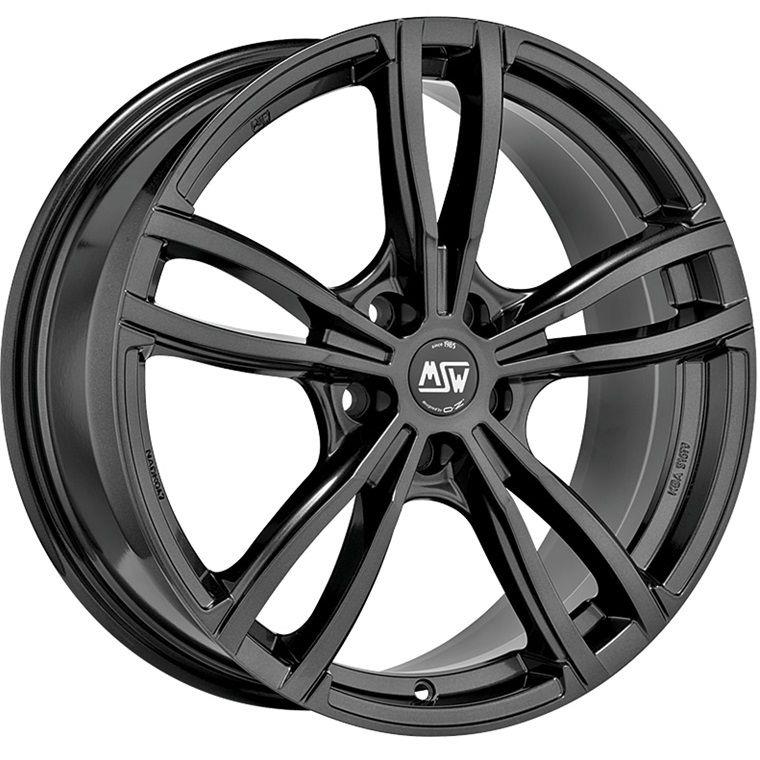 latakko-4285-4 MSW 73 8x18 5x112 ET28 CB73.1 Gloss Dark Grey - Pilt 1